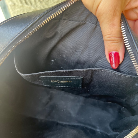 Black YSL Lou Camera Bag (Gold Hardware) - Picture 8 of 11